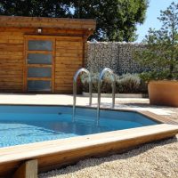 piscine chalet bois